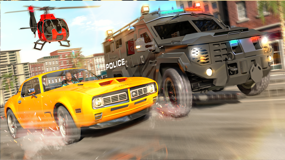 Police Car Chase Gangster Run - 1.5 - (iOS)