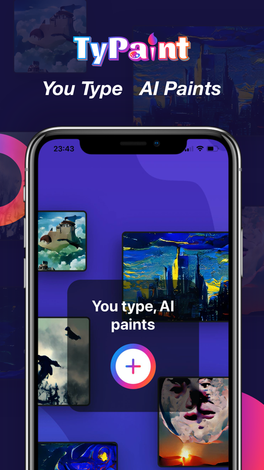 #1. TyPaint - You Type, AI Paints (iOS) 게시자: 诗敏 梁