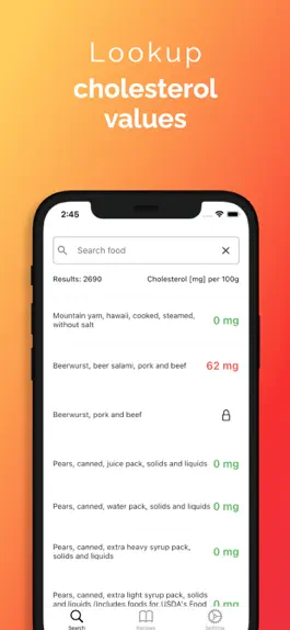 Game screenshot Cholesterol Tracker - low ldl mod apk