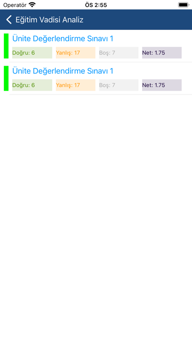 Eğitim Vadisi Analiz Screenshot