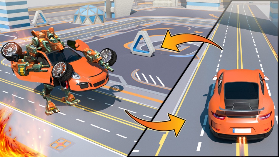 #1. Car Robot Transform - Strike (iOS) 来自: Hafiz Muhammad Sajid