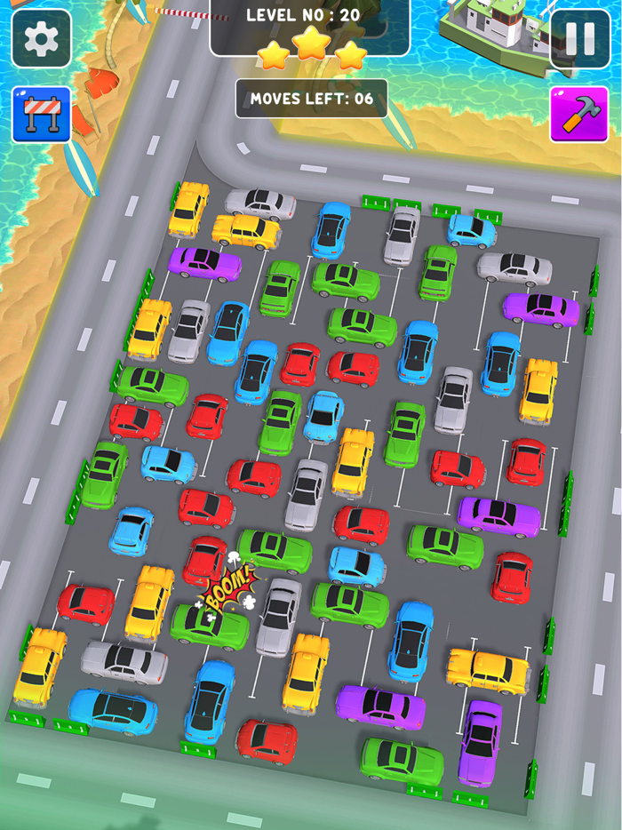 Car Out Parking Puzzle Game