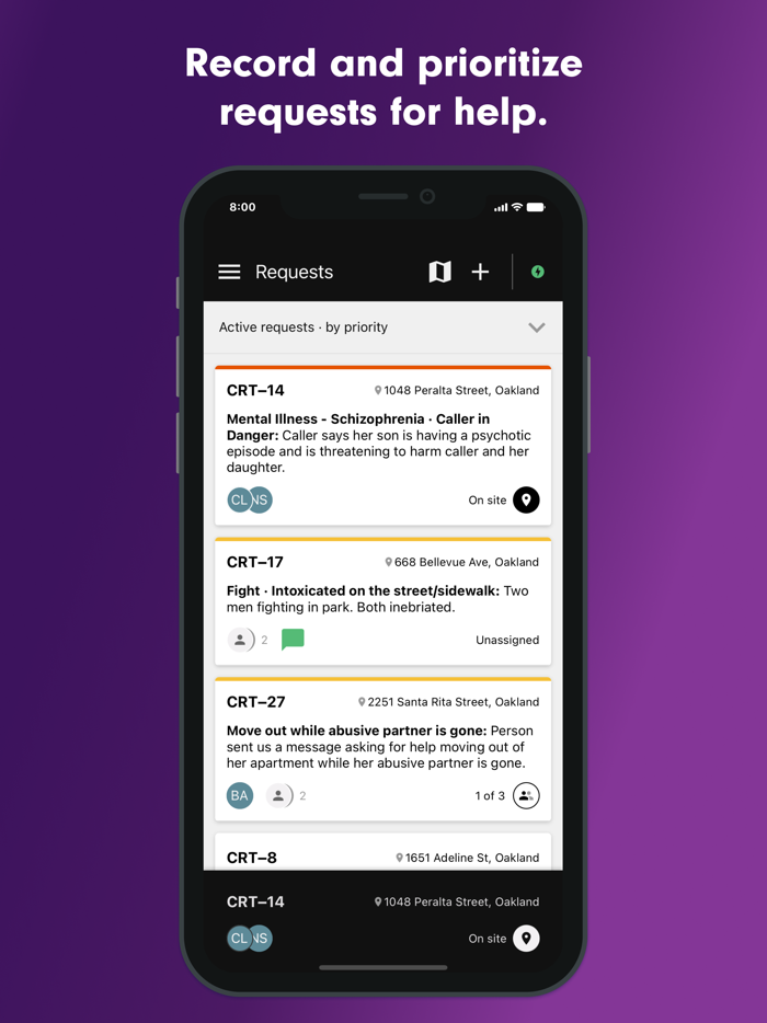 Patch mobile crisis response