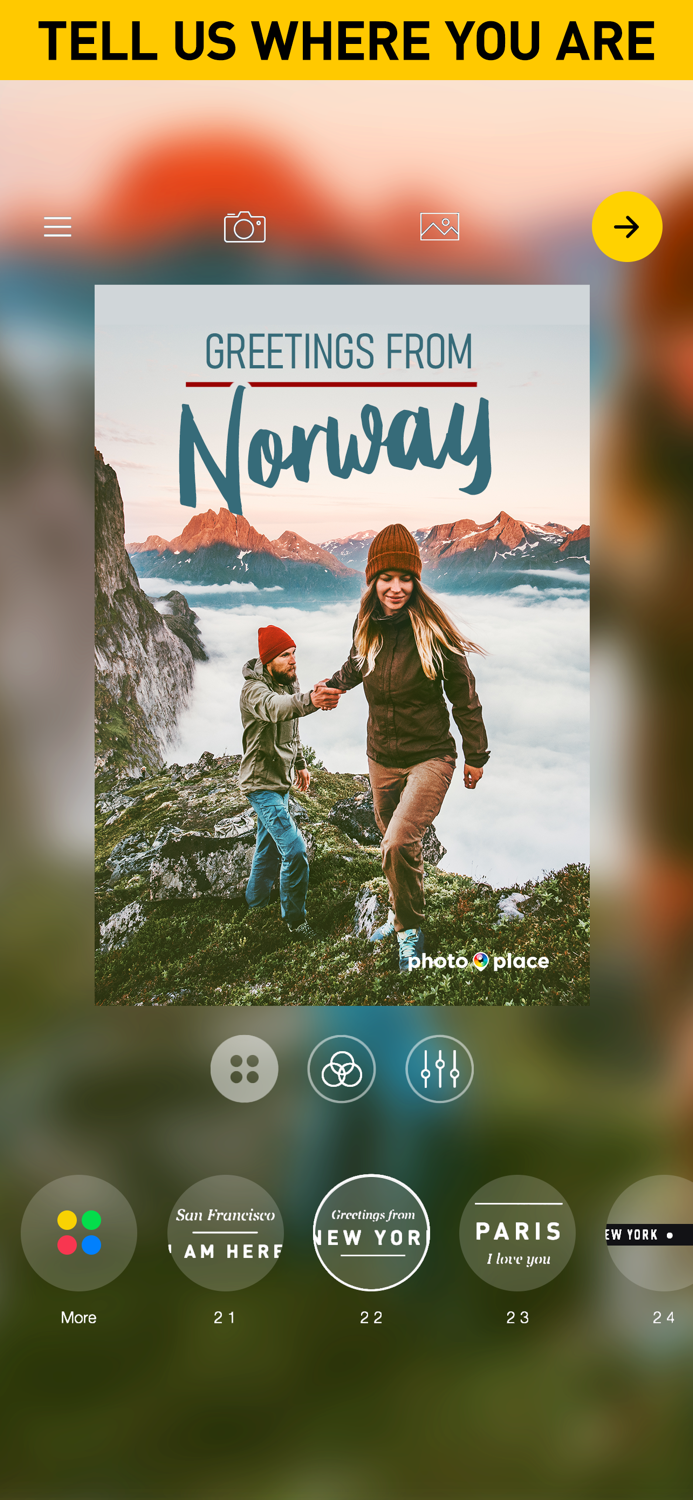 Timestamp camera - PhotoPlace