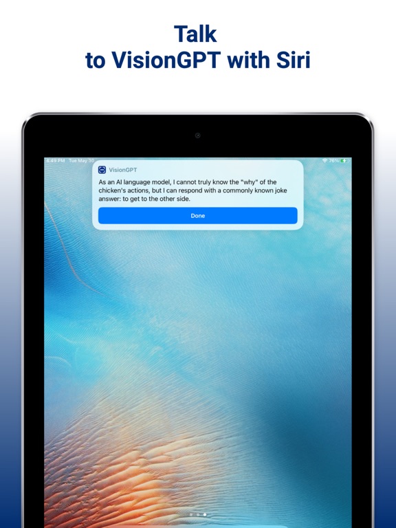 VisionGPT - Powered by GPT-4 iPad screenshot 4 - Productivity app