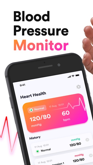 Blood Pressure Monitor, Reader Screenshot