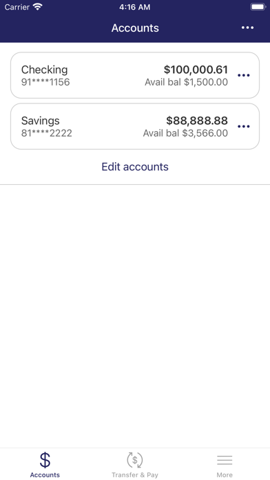 Lampco Federal Credit Union Screenshot