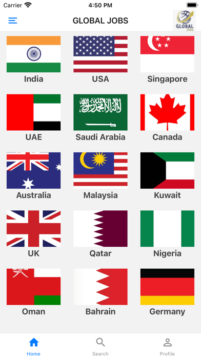 GLOBAL JOBS+ Screenshot