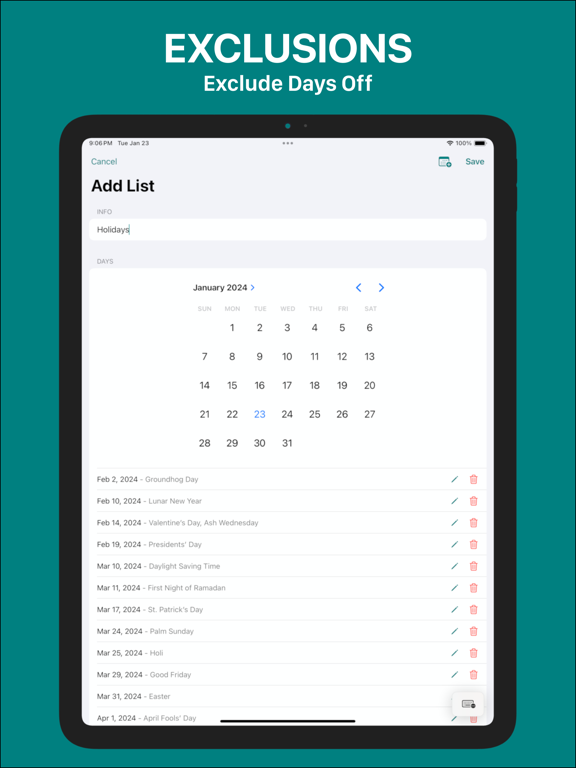 Screenshot #5 for School Days Counter & Widget