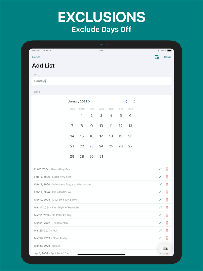 School Days Counter  Widget
