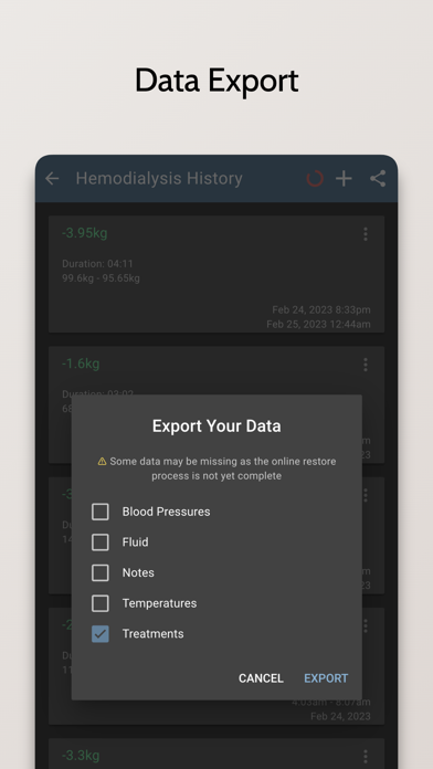 D-Track - Dialysis Tracker Screenshot