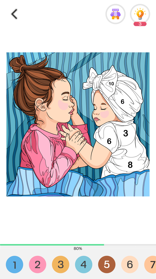 #7. Tap Color Pro: Color By Number (iOS) 由: Talefun