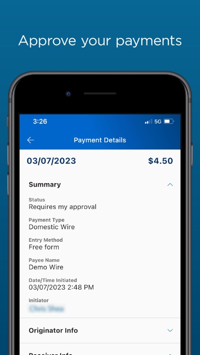 CSB Business Mobile Banking Screenshot