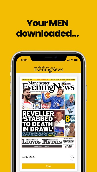 Manchester Evening News Screenshot