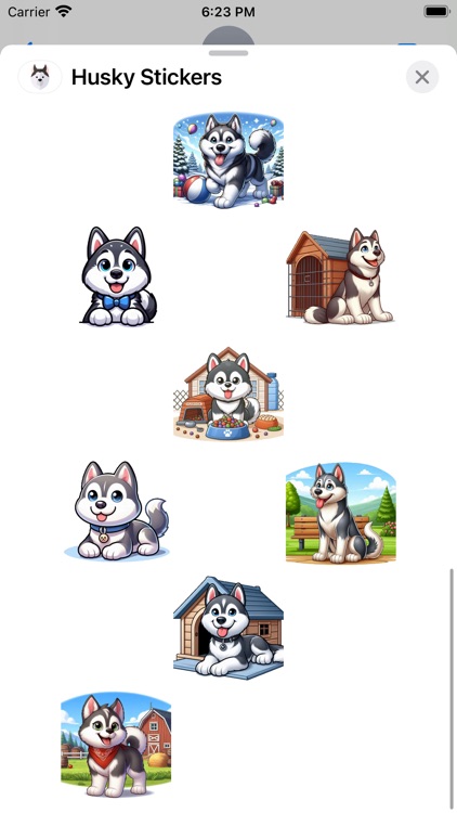 Husky Stickers