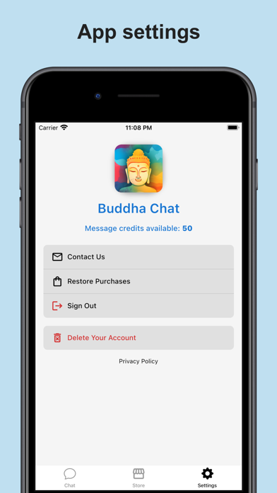 Buddha Chat Screenshot