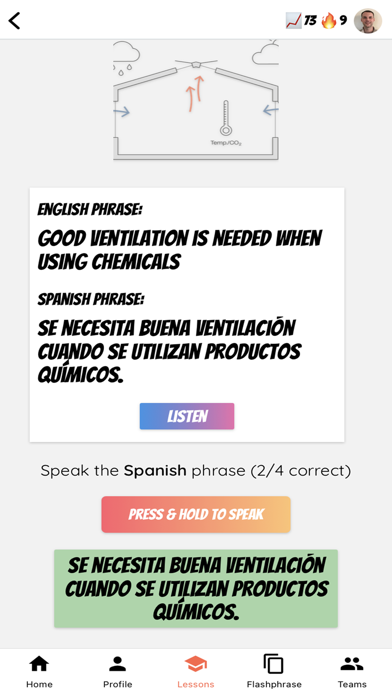 Level up Spanish Screenshot