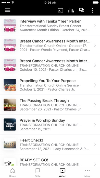 Transformation Church CA Screenshot