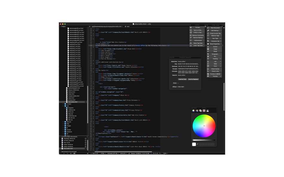 #1. BBEdit (macOS) 게시자: Bare Bones Software, Inc.