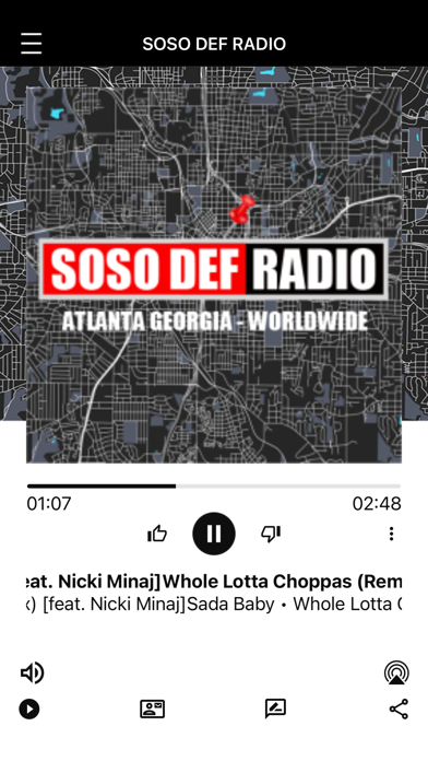 SoSo Def Radio Screenshot