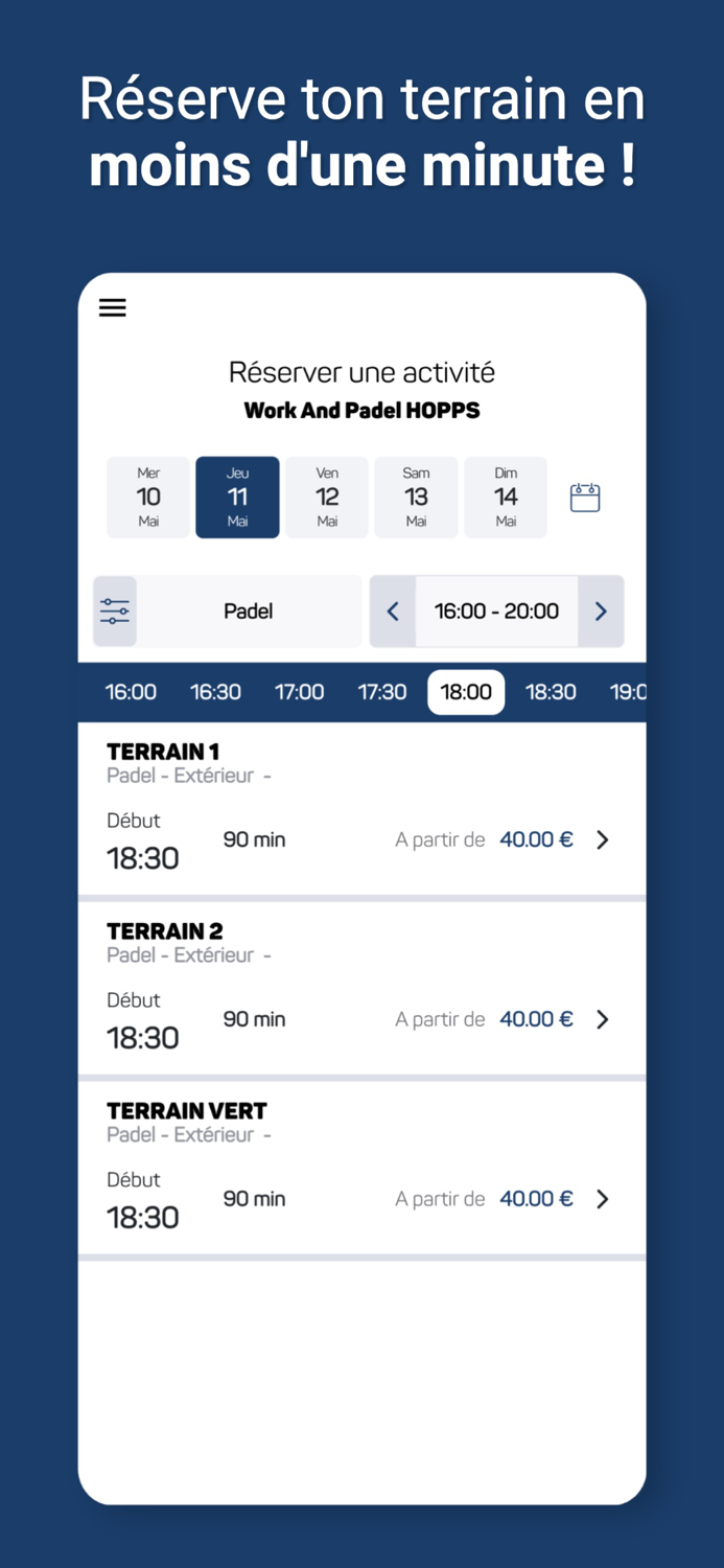 Work and Padel - Hopps