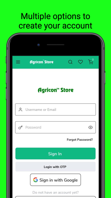 Agricon Store Screenshot