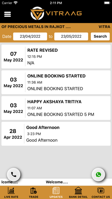 Vitraag Screenshot