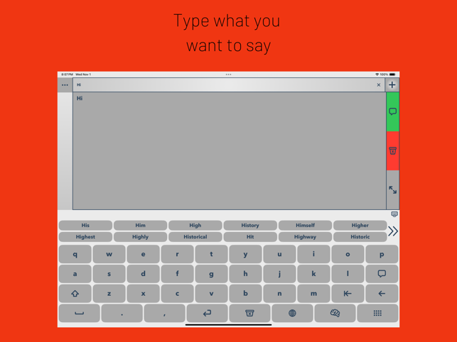 ‎SayIt! - easy AAC Screenshot