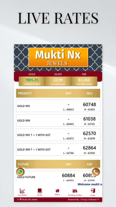 Mukti NX Jewels Screenshot