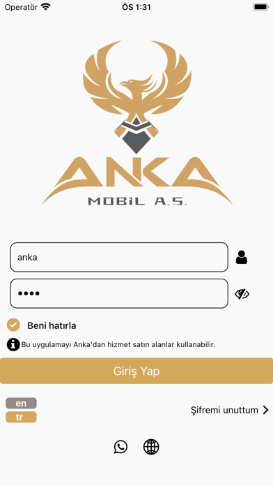 Anka Arac Takip Screenshot