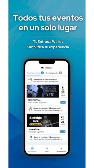 TuEntrada Wallet Screenshot