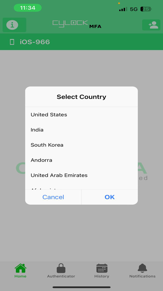 #1. CyLock MFA V2 (iOS) بواسطة: Calibsoft Technologies