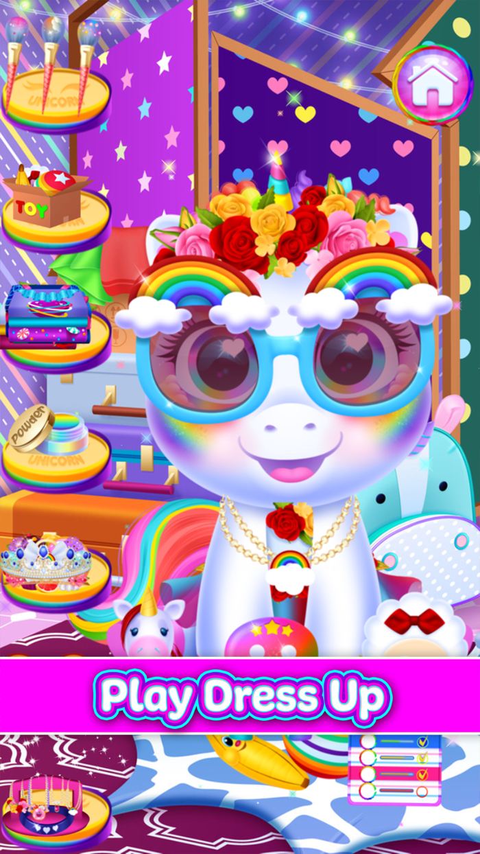 Unicorn Mommy Baby Pet Games