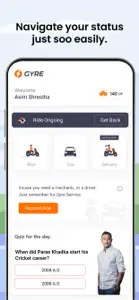 Gyre: Request a ride screenshot #4 for iPhone