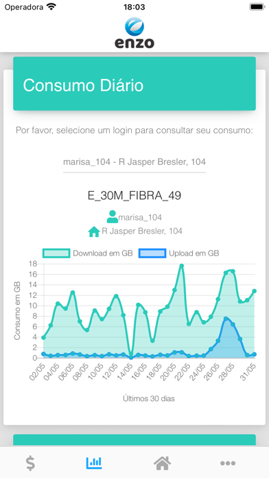Enzo Internet Screenshot