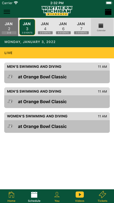 Northern Michigan Wildcats Screenshot