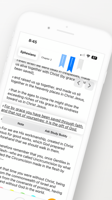 Verse Voyage Bible - AI Study Screenshot