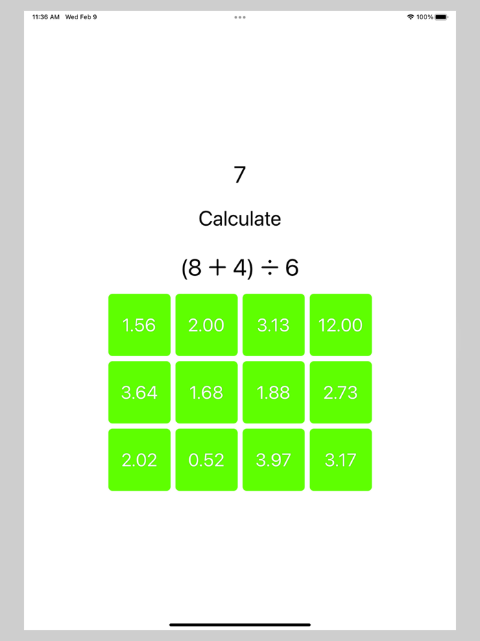 QuickMath - Math Solving Game