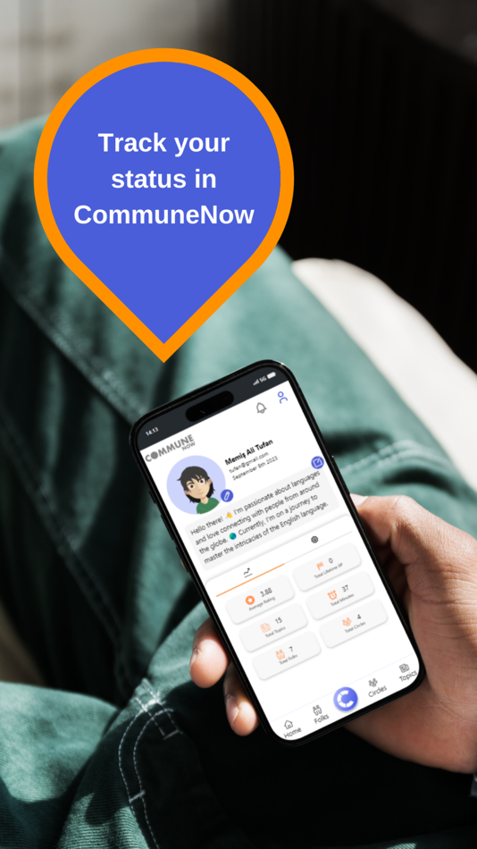 #6. CommuneNow - Language Practice (iOS) 由: KC TEK ARGE BILISIM VE ENERJI SANAYI VE TICARET LIMITED SIRKETI