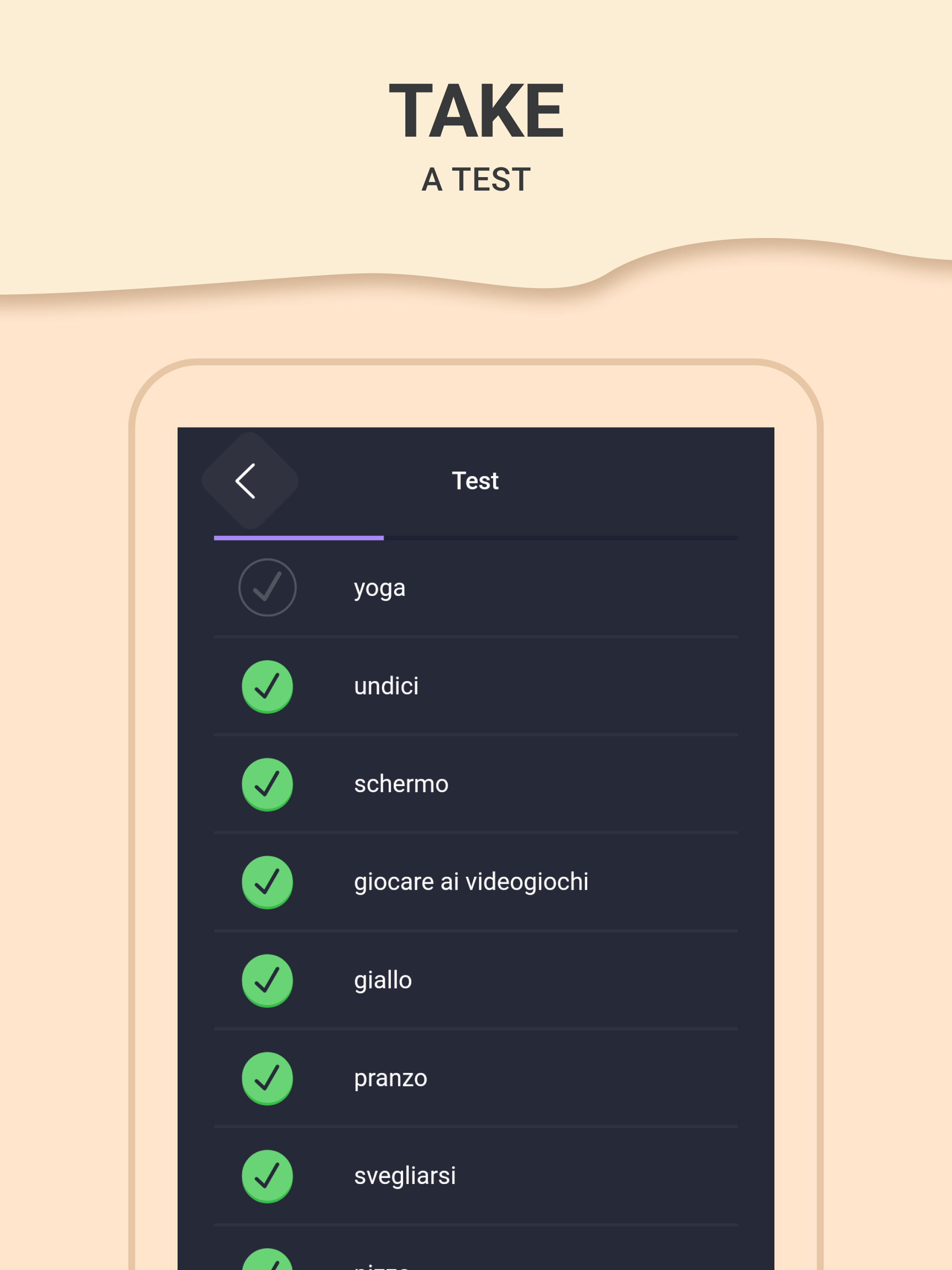 Learn Italian Words by Levels