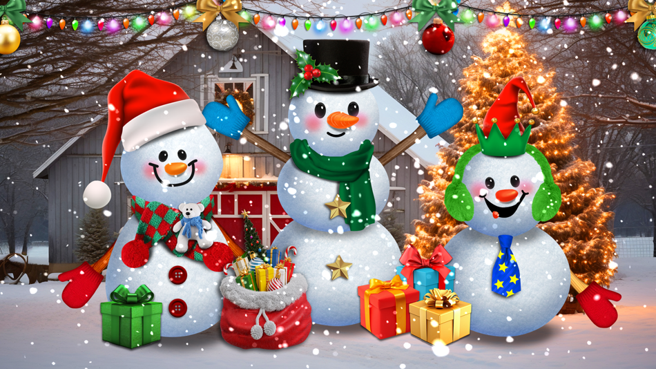 #3. Christmas Tree & Snowman Maker (iOS) 由: Brainfull, LLC