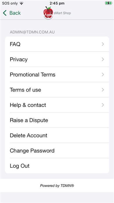 Ambeys Big Apple Smartshop App Screenshot