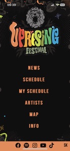 Uprising Festival Official screenshot #1 for iPhone