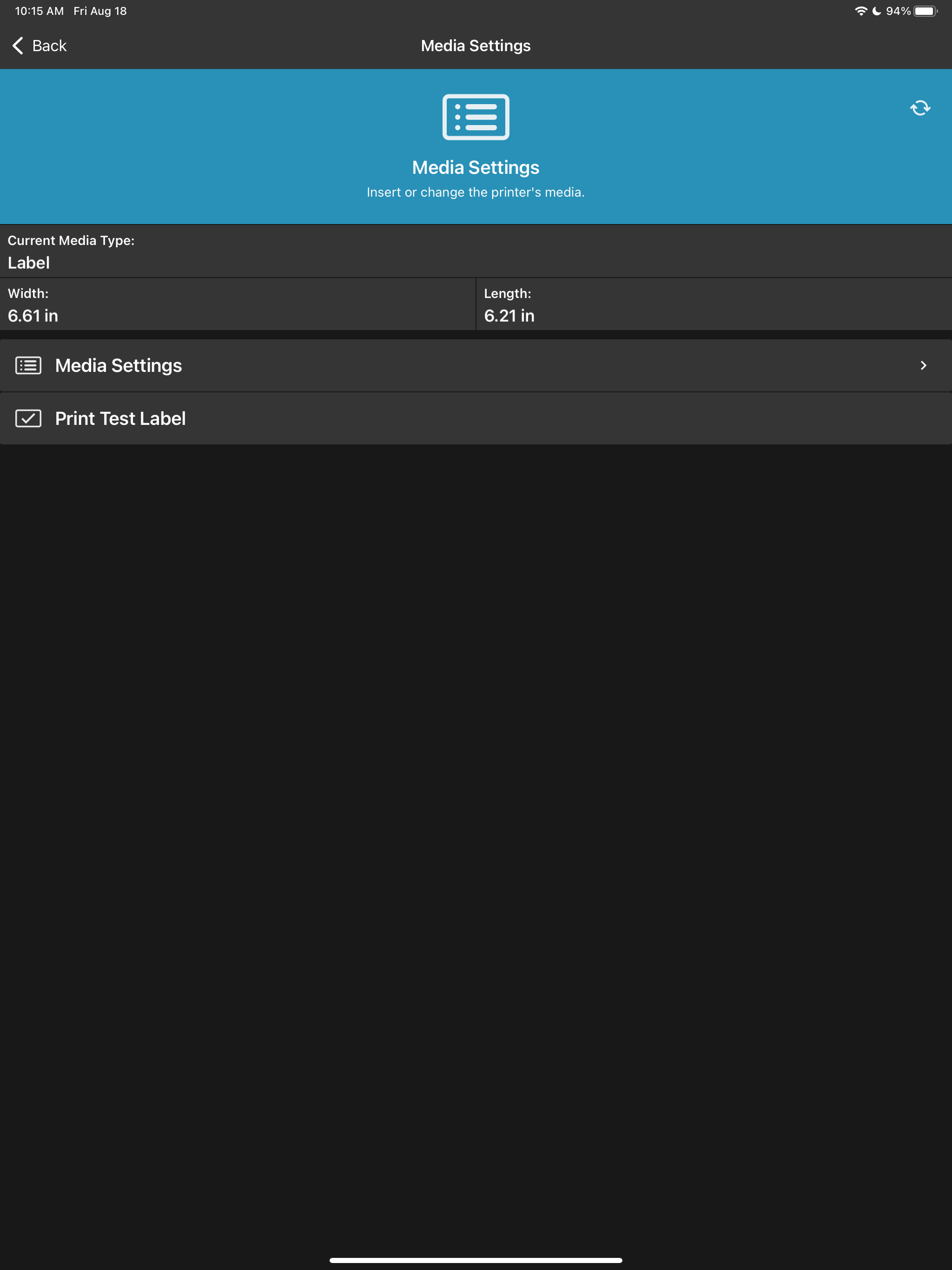 Zebra Printer Setup Utility screenshot 13