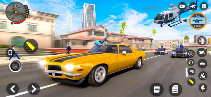 Open World Crime City Shooting