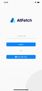 AllFetch Shopify Preview screenshot #1 for iPhone
