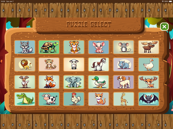 Screenshot #5 pour Animal Puzzle Explorer :jigsaw