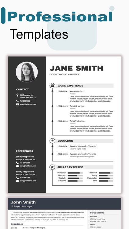 Professional ResumeCV  Builder screenshot-4