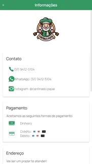 cantina do papai iphone screenshot 3