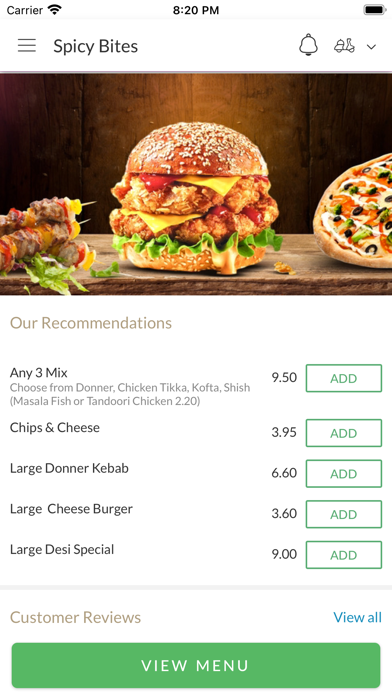Spicy Bites. Screenshot